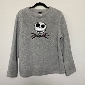 Nightmare Before Christmas Sleepwear‎ Top Women Large Jack Skellington Halloween